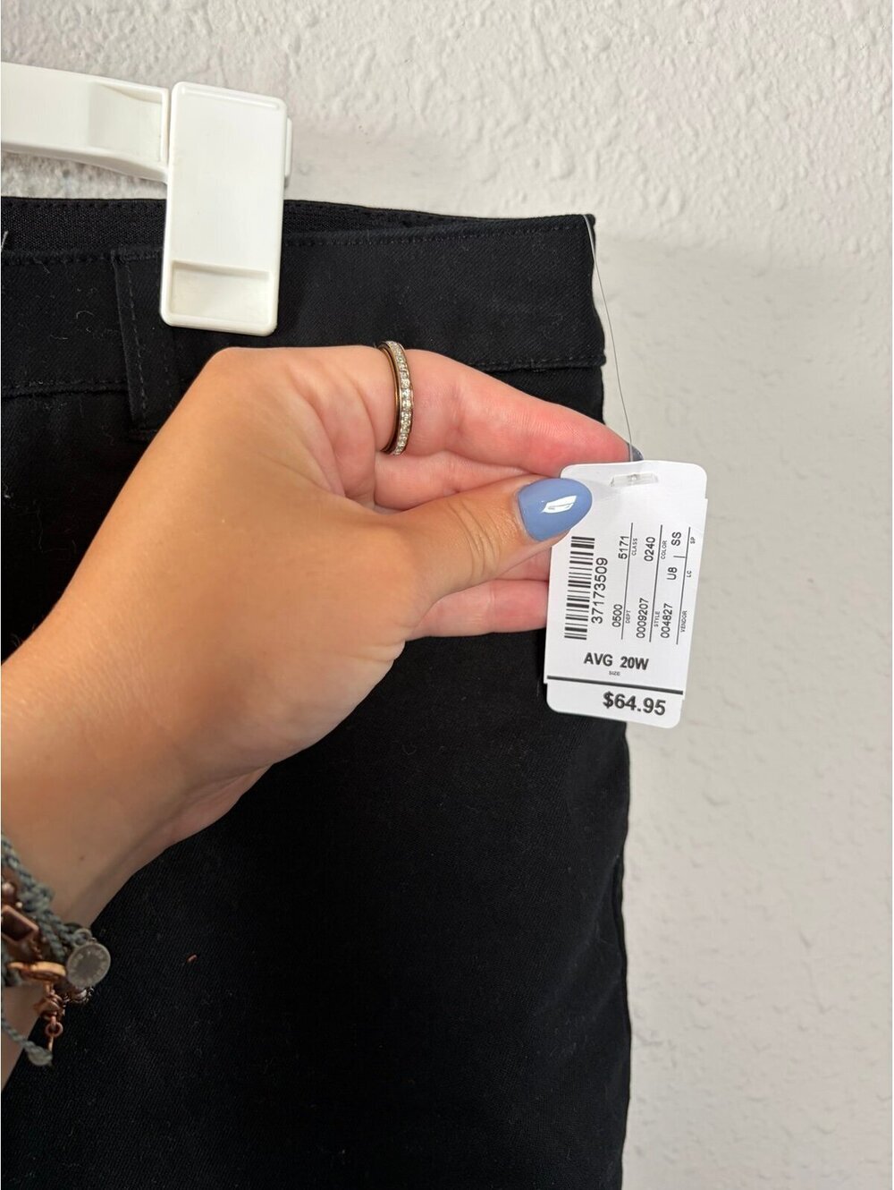 NWT CJ Banks Signature Slimming Black Straight Pant size Average 20W. $65 retail - Picture 2 of 5